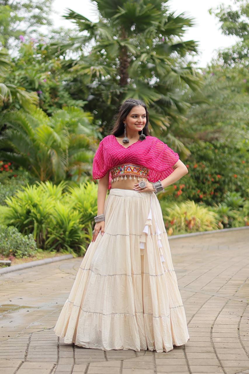 Adorable Designer Readymade Cotton Lehenga choli Set Launched in August 2024