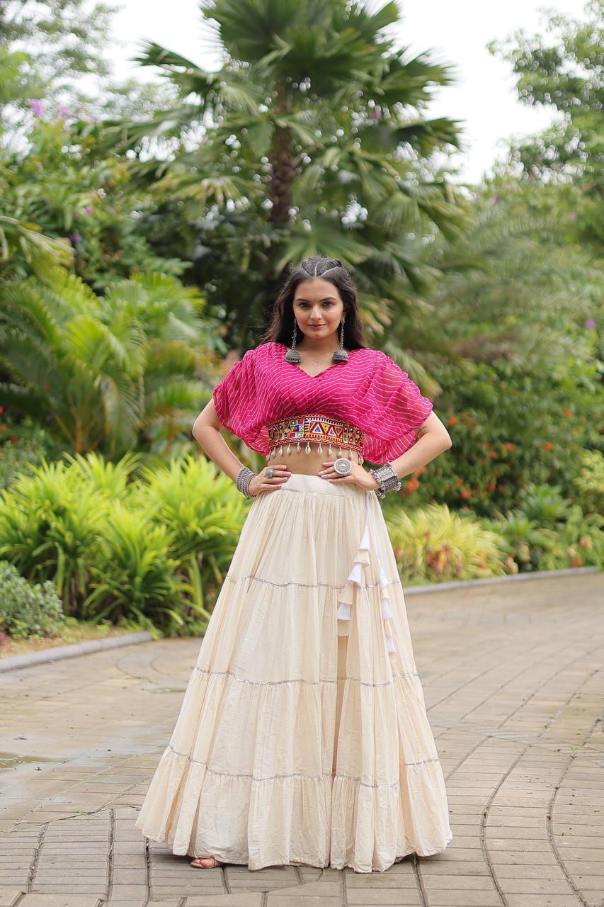 Adorable Designer Readymade Cotton Lehenga choli Set Launched in August 2024