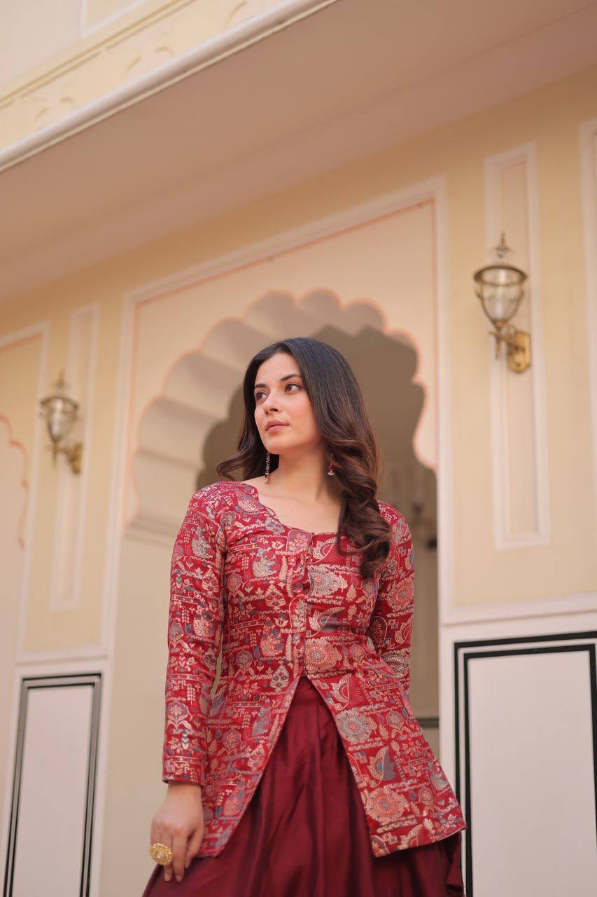 Traditional Lehenga Choli With Sequins Embroidery Work | Ready To Wear