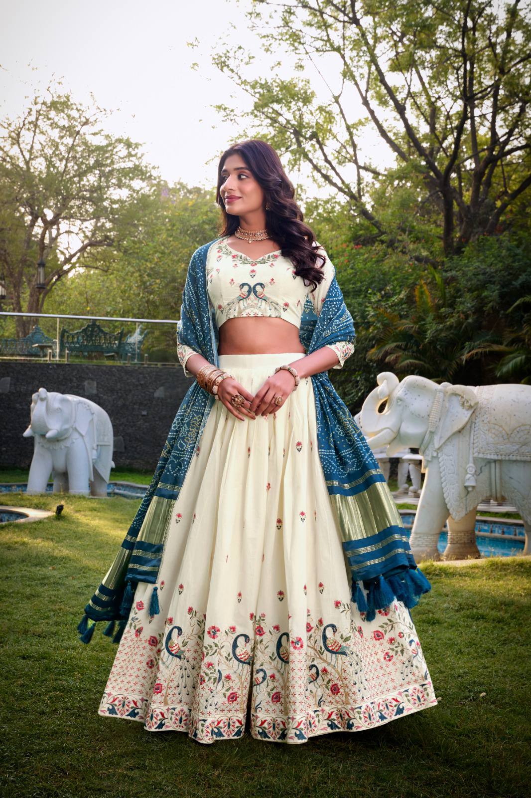Latest Lehenga Choli With Thread Sequins And Embroidery Work | Ready To Wear
