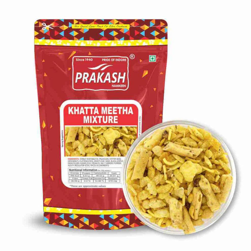 Prakash Namkeen Khatta Meetha Mixture - 250 gms - India shopping