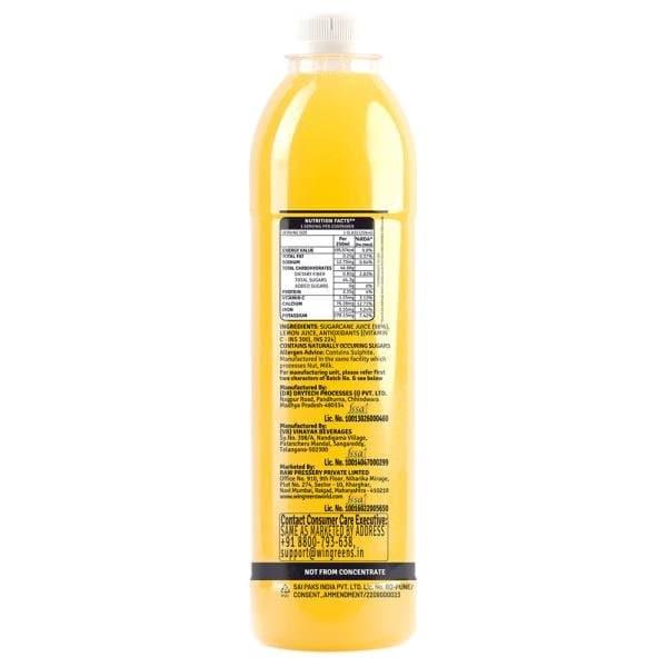 Raw Pressery Sugarcane Juice 250 ml - India shopping