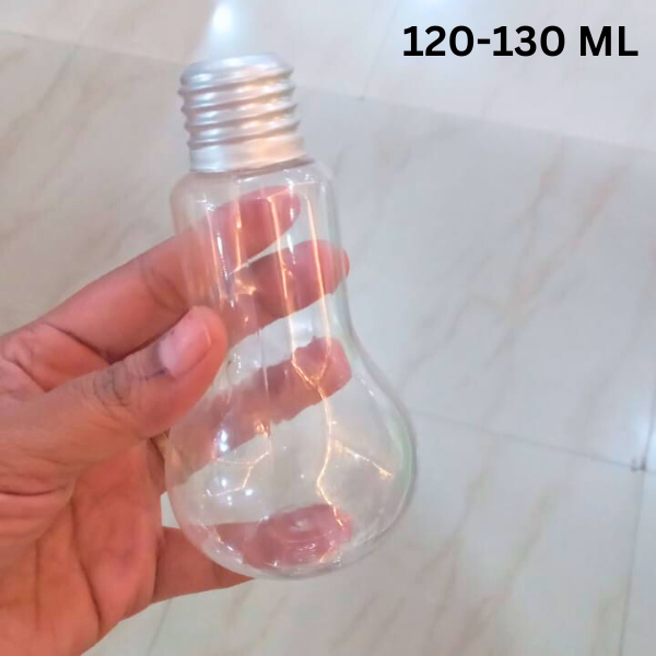 Bulb drink glass plastic