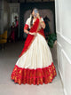 Kalyani Cotton Lehenga Choli Paired with Flowing Georgette Dupatta