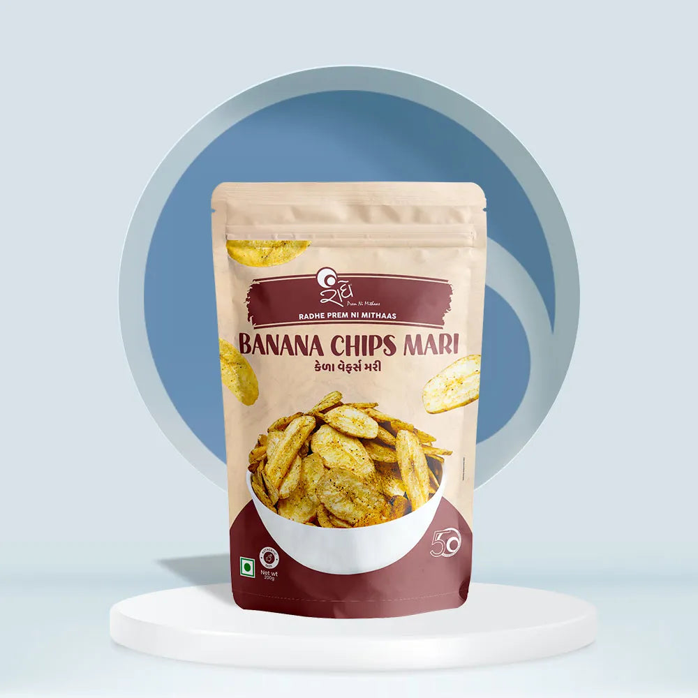 Radhe Prem Ki Mithaas Banana Chips Mari - 400 gms