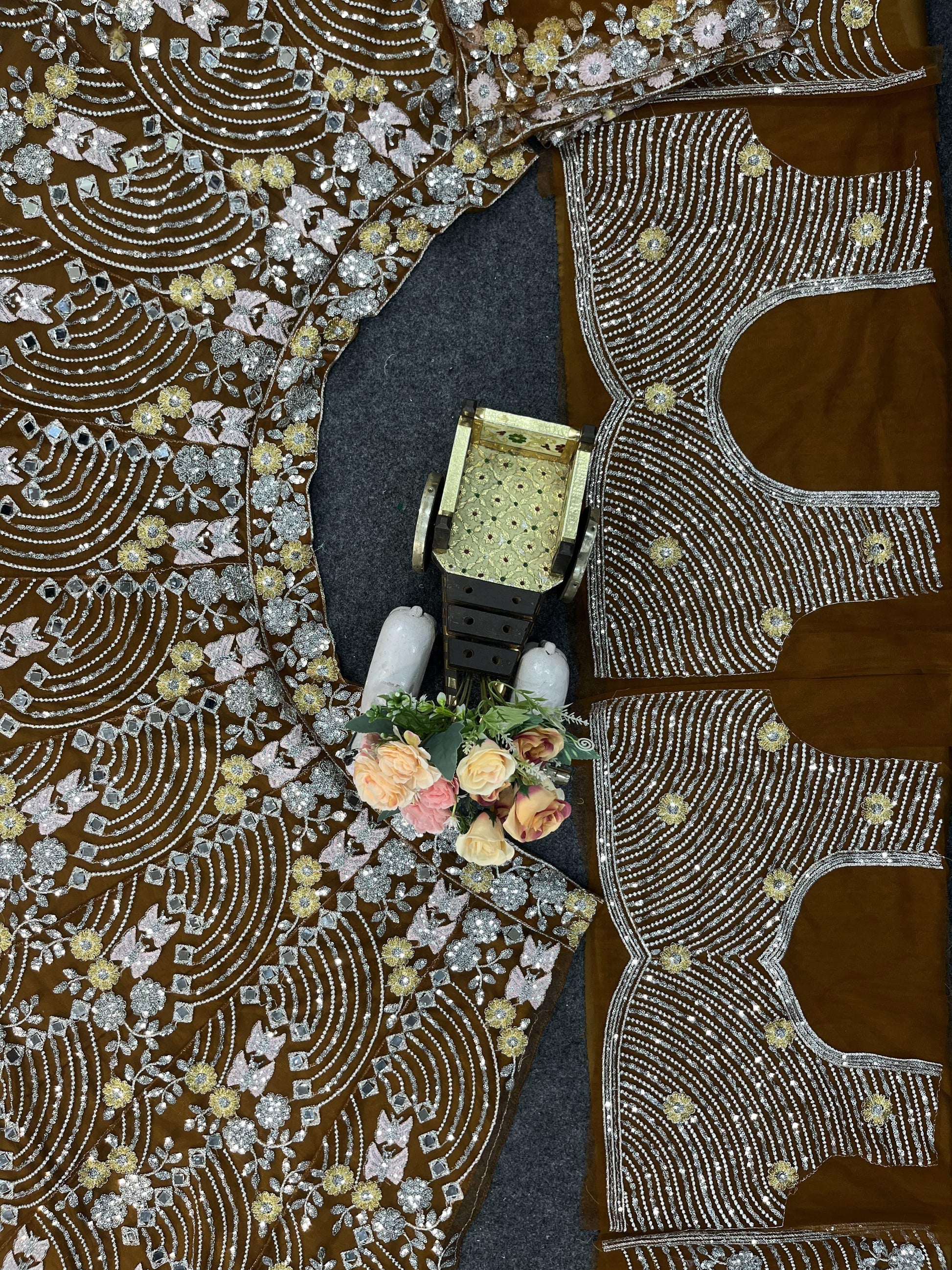 Traditional Lehenga Choli With Real Mirror Work | Ready To Wear