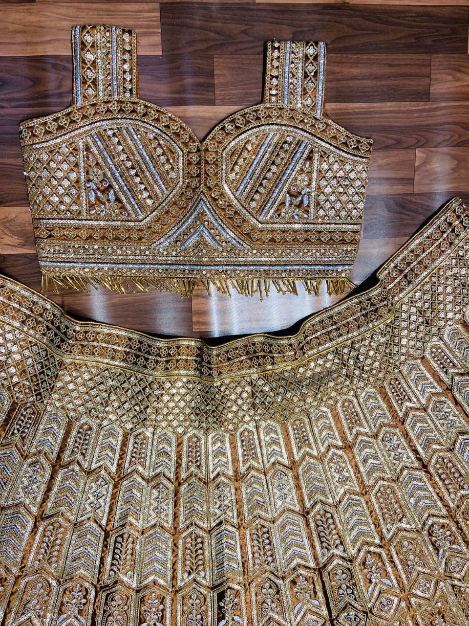 Wedding Wear Lehenga Choli Cancan With Double Inner Covering Work | Ready To Wear