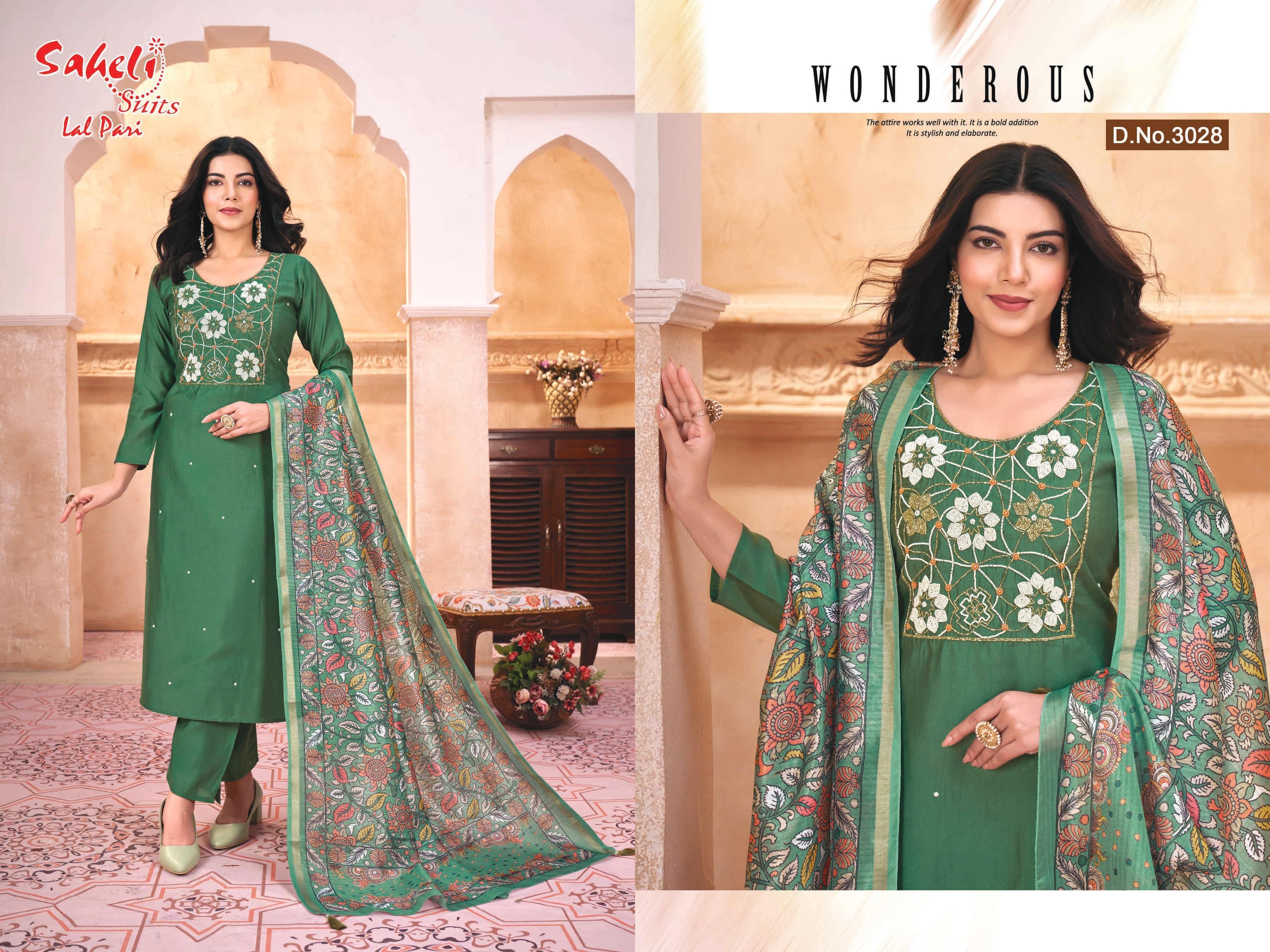 Traditional Aesthetic Suit Set With Gorgeous Dupatta - India shopping