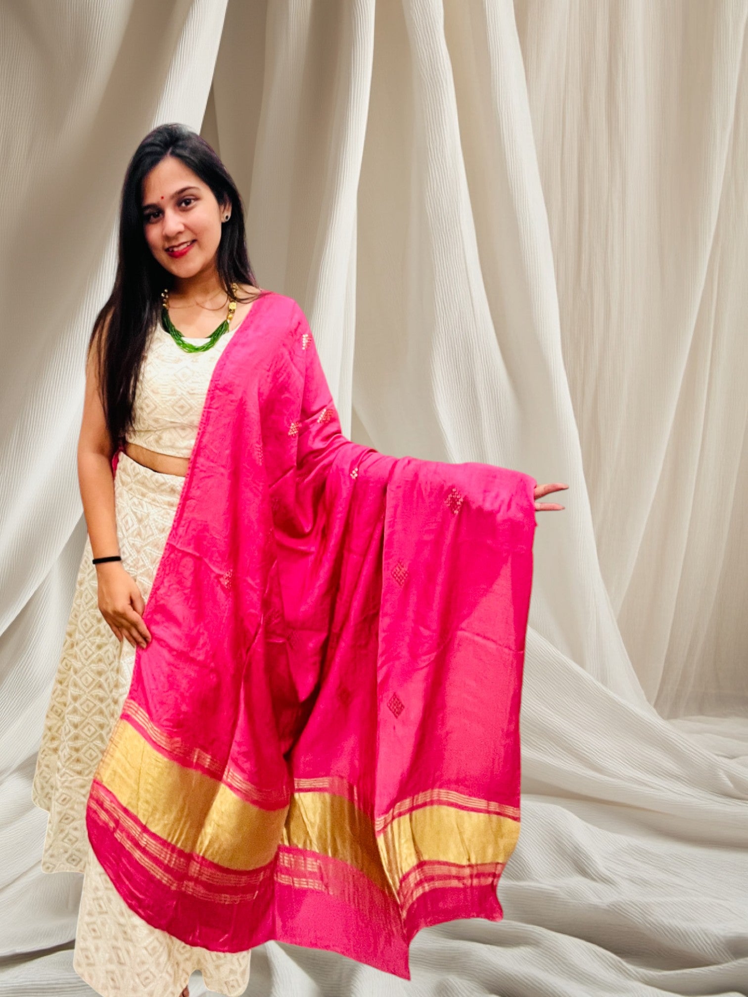 New Exclusive Cotton Silk Lehenga With  Dupatta | Ready To Wear