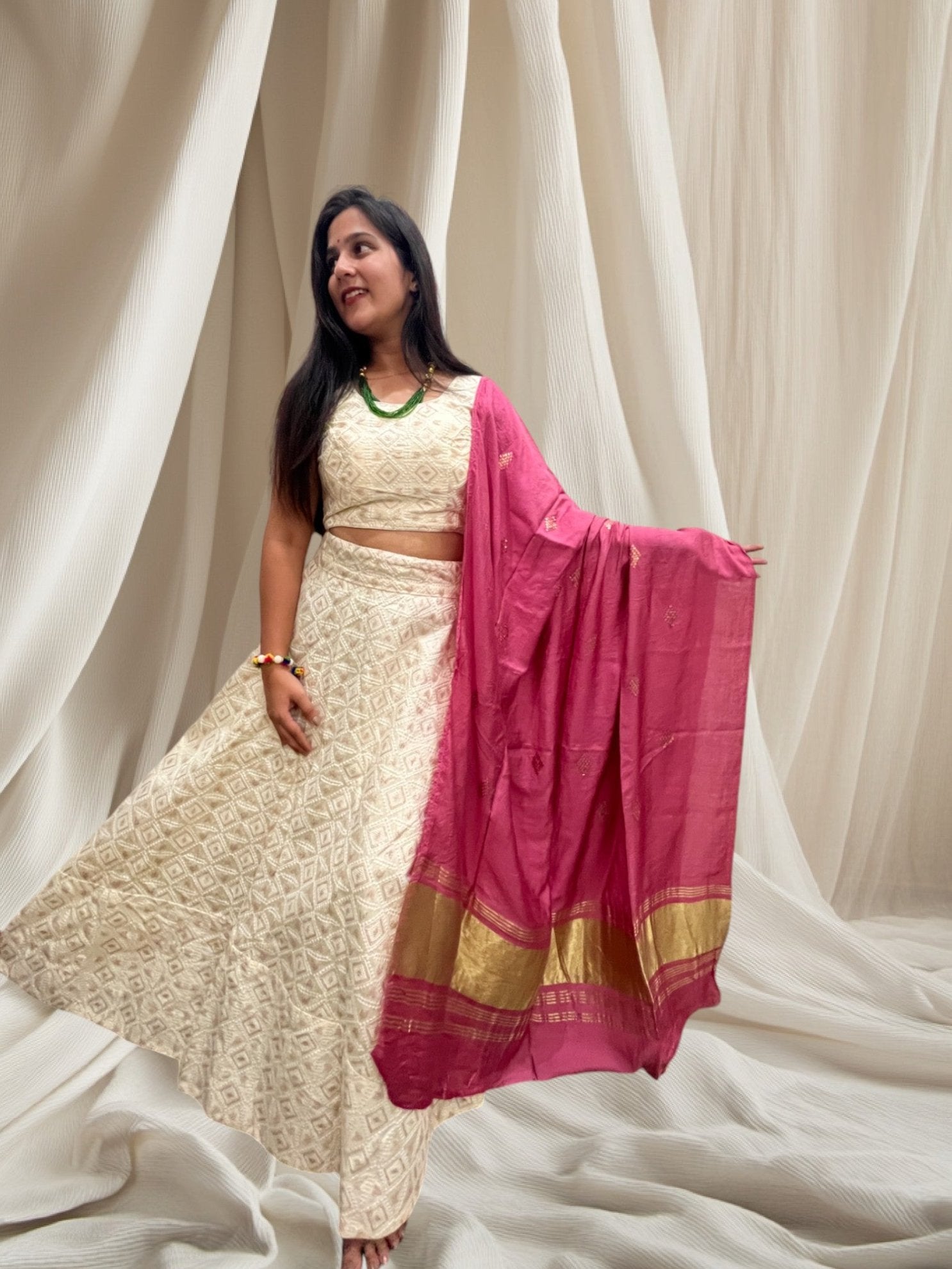 New Exclusive Cotton Silk Lehenga With  Dupatta | Ready To Wear