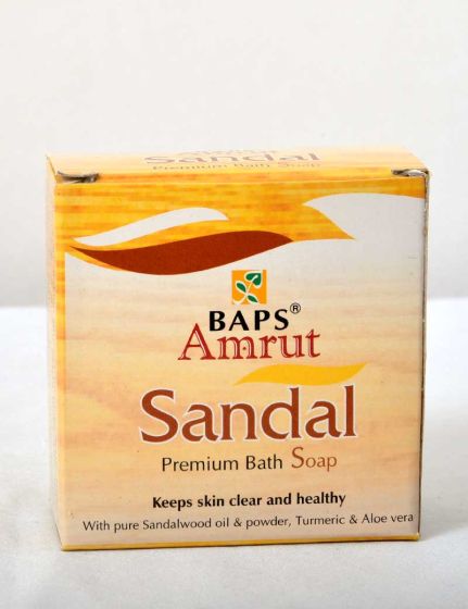 BAPS Amrut Sandalwood Soap ( Pack Of 2 ) 150 gms each