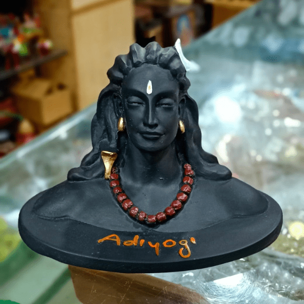 Lord Adiyogi Shiva Statue for Car Dash Board, Pooja & Premium Gift (set Of 2) - India shopping