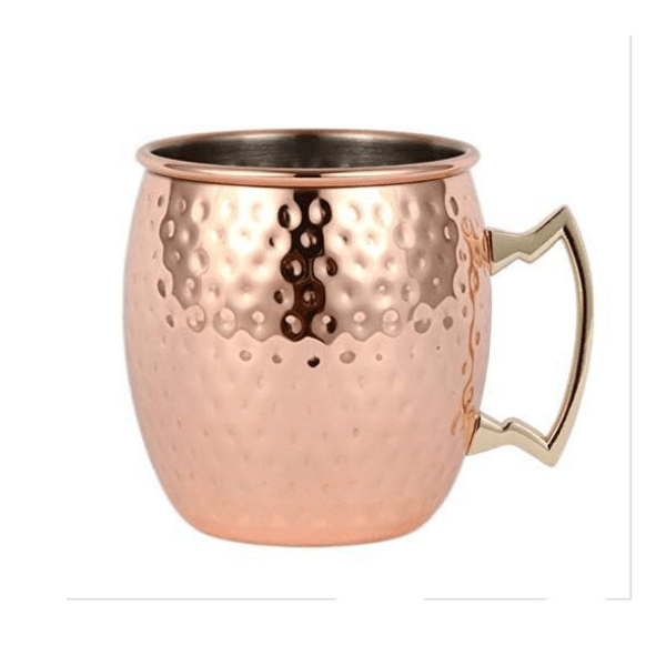 Hammered Copper Mug | Set of 2 - India shopping