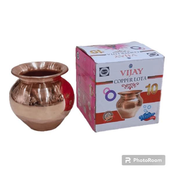 Pure Copper Kalash | Kalash Lota for Pooja - India shopping