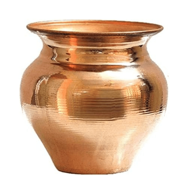 Pure Copper Kalash | Kalash Lota for Pooja - India shopping