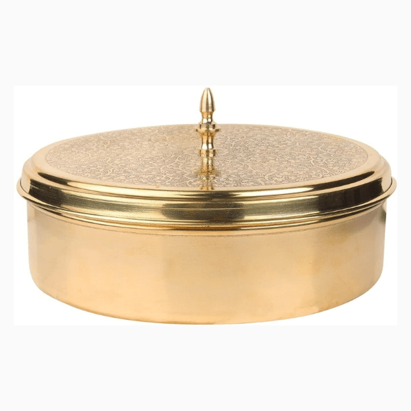 Handcrafted Brass Spice Box Set - India shopping