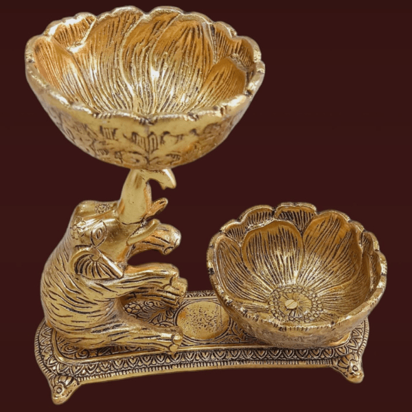 Elephant Dry Fruit Bowl Showpiece - India shopping