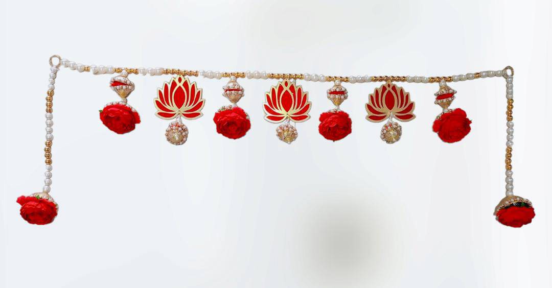 Handmade pearls and Bead work Door Hangings | Set Of 2 - India shopping