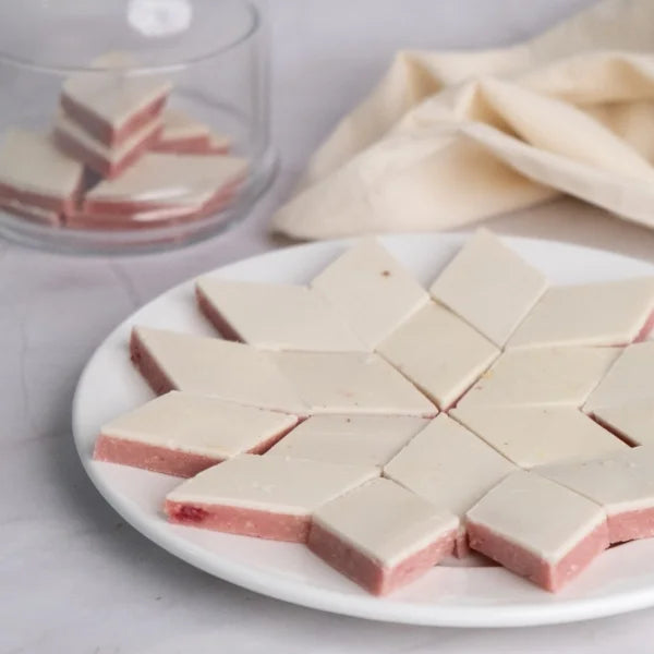 Vijay Dairy Strawberry Katli | 500 gms