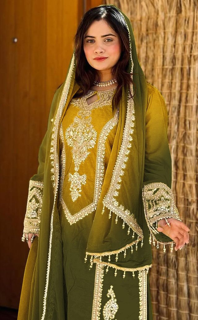Beautiful Suit With Embroidery Work | Ready To Wear