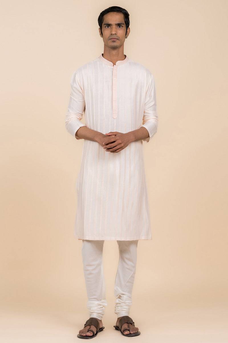 Tasva All Over Pintucked Kurta With Texturing - India shopping