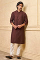 Tasva Classic Jacquard Kurta Set