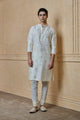 Tasva Kurta With All Over Embroidered Buttas