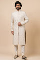 Tasva Sherwani In Thread And Gota Work