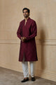 Tasva Single Kurta With Open Neck Detail