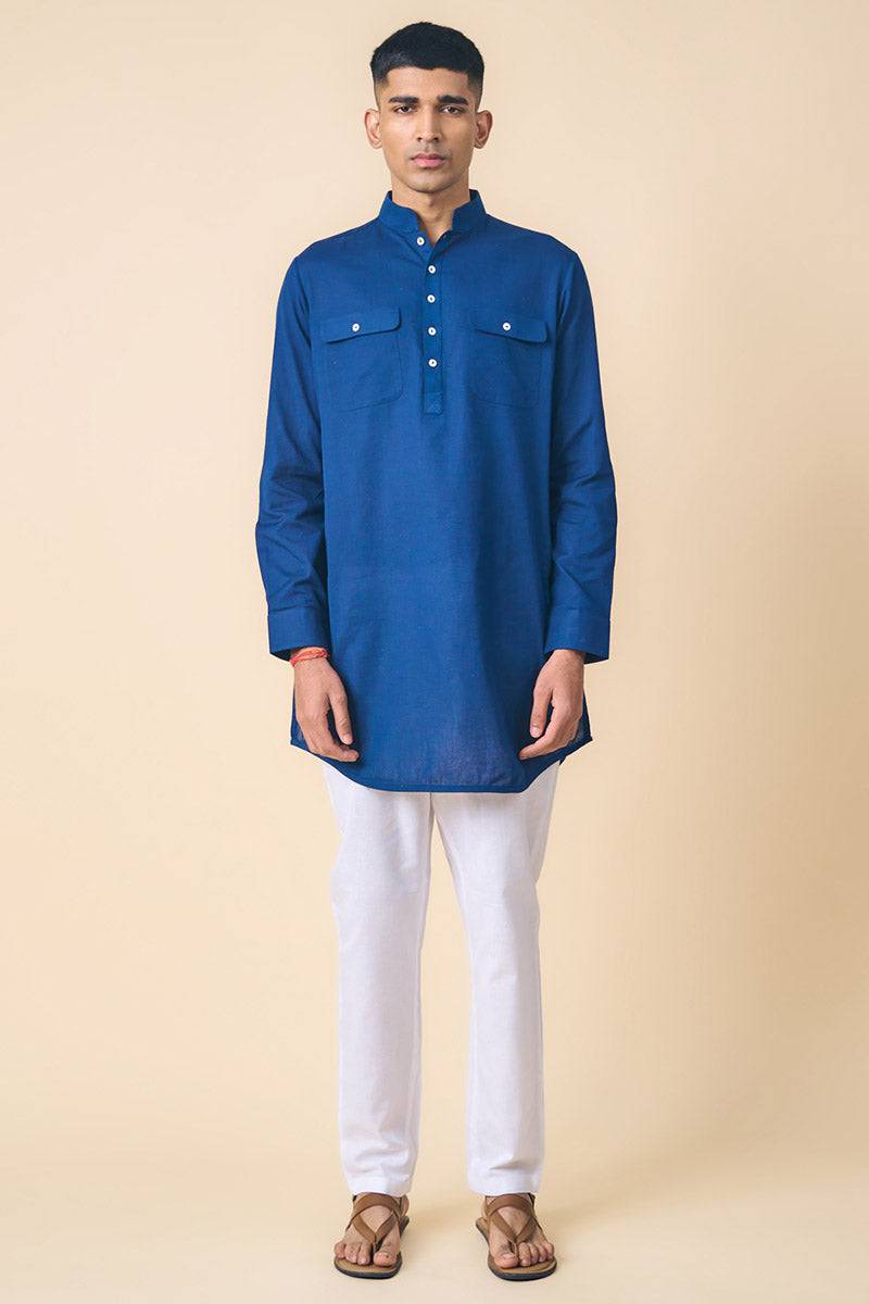 Tasva Single Kurta With Pocket Detail - India shopping