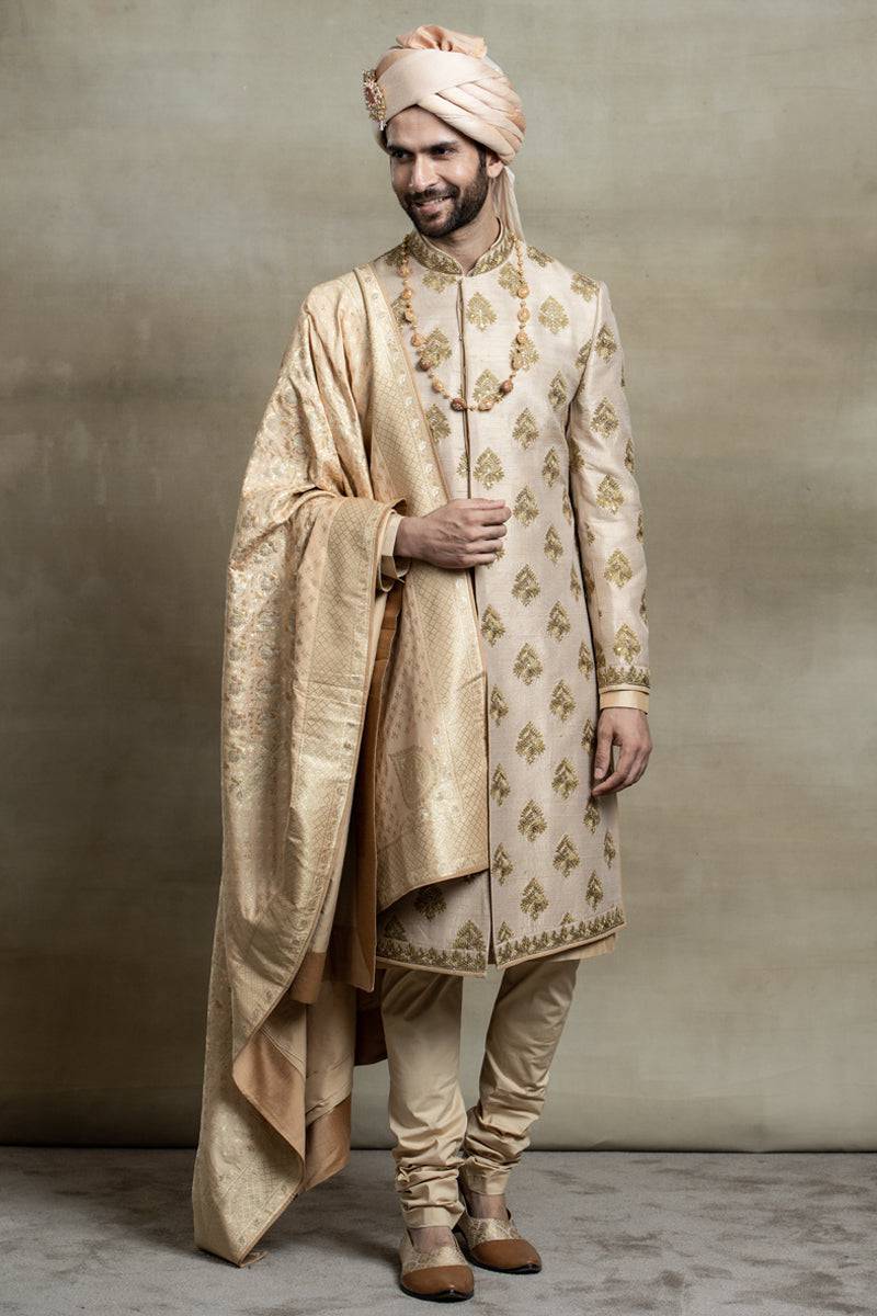 Tasva Zardozi Embroidered Sherwani - India shopping