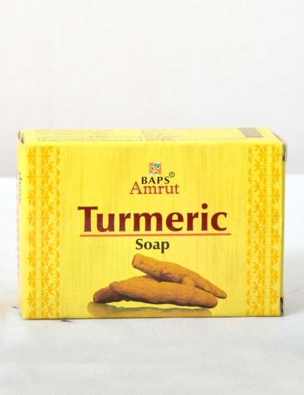 BAPS Amrut Turmeric Soap ( Pack Of 3 ) 100 gms each