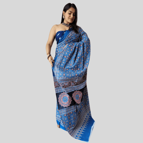 Collection Of Printed Cotton Mulmul sarees - India shopping