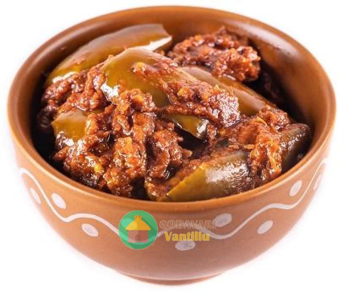 Godavari Vantillu Vankaya Avakaya (Brinjal Pickle) -  500 gms - India shopping