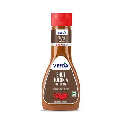 Veeba Bhut jolokia extra hot sauce (300 gms) - India shopping