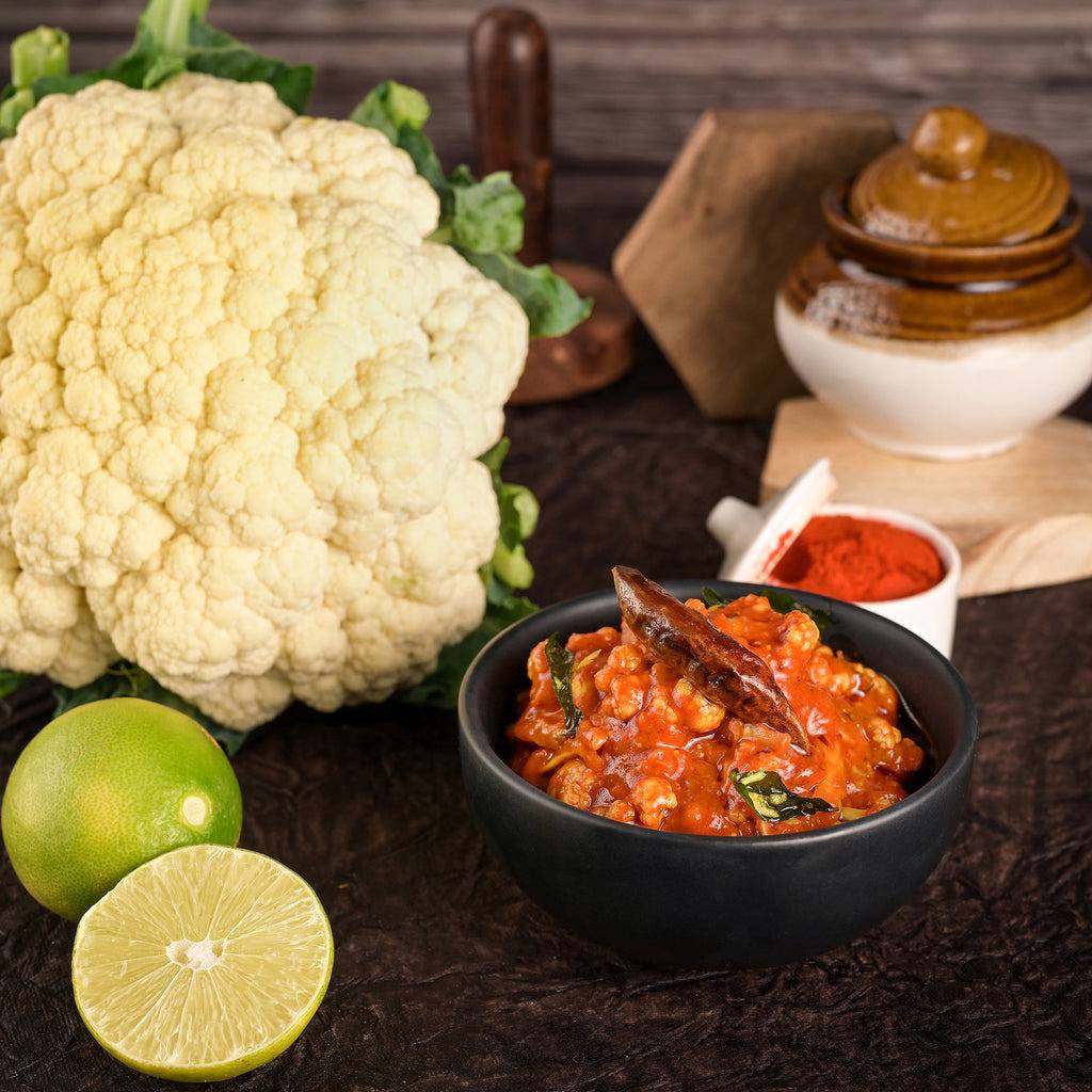 Vellanki Foods Cauliflower Pickle 500 gms - India shopping