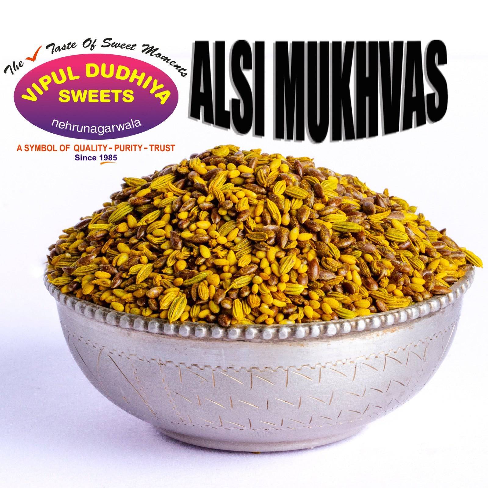 Vipul Dudhiya Sweets Alsi Mukhvas (m) - 100 gms - India shopping