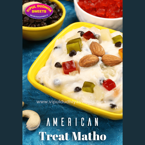 Vipul Dudhiya Sweets American treat matho - 500 gms - India shopping