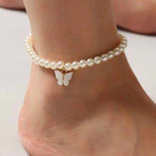 Butterfly Anklet - India shopping