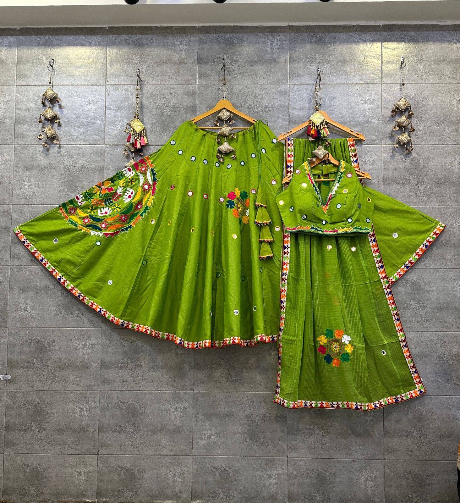 Pure khadi cotton chaniya choli with pocket concept chaniya - India shopping