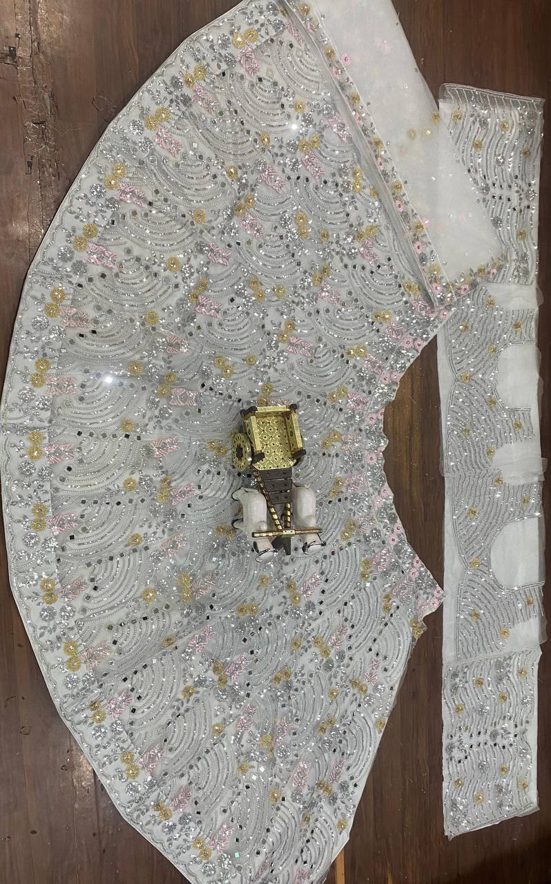 Wedding Wear Lehenga Choli With Embroidered Work | Ready To Wear